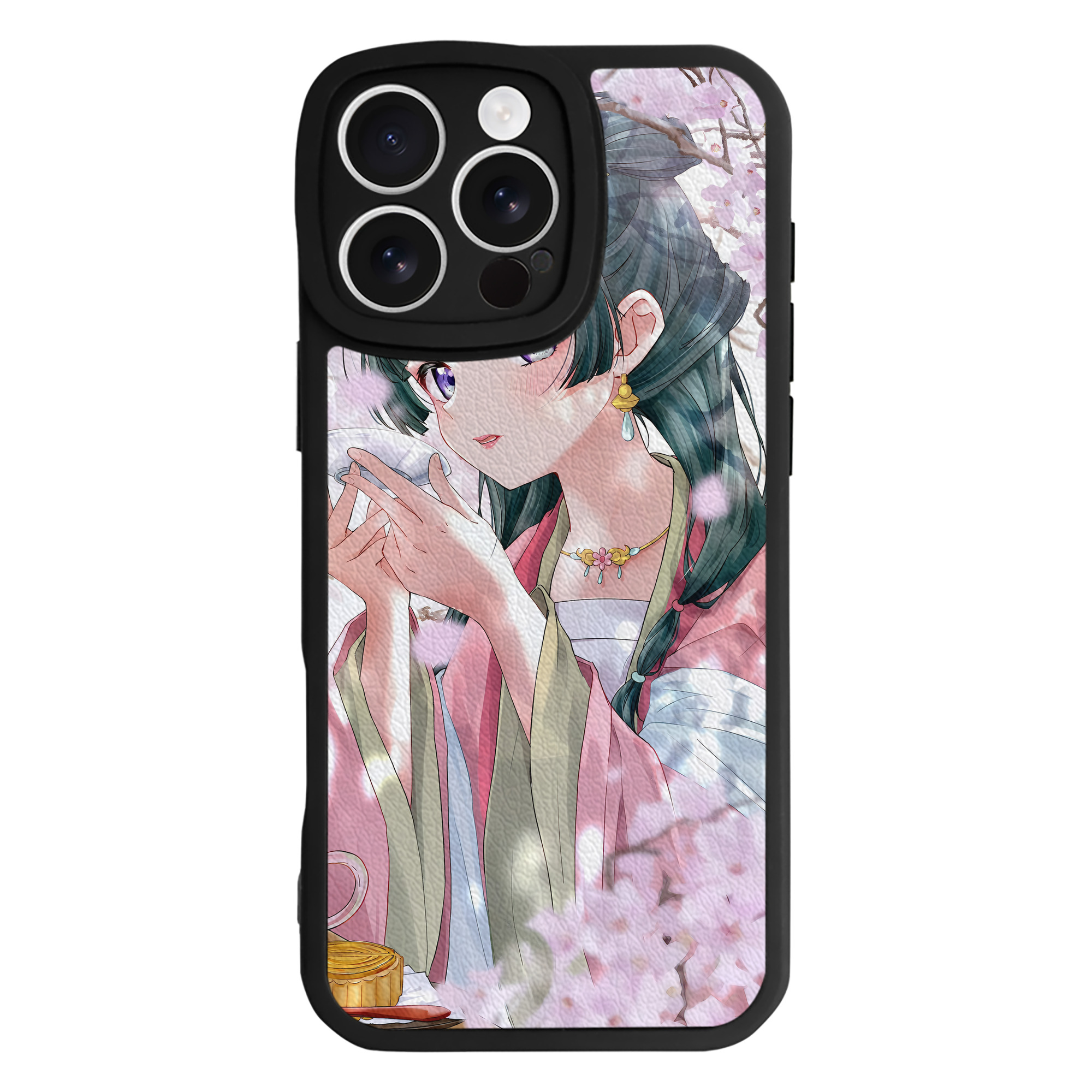 （画像用） 薬屋のひとりごと The Apothecary Diaries 【iPhone 16シリーズ対応】シリコンスマホケース（レザー調） 材質：シリコン